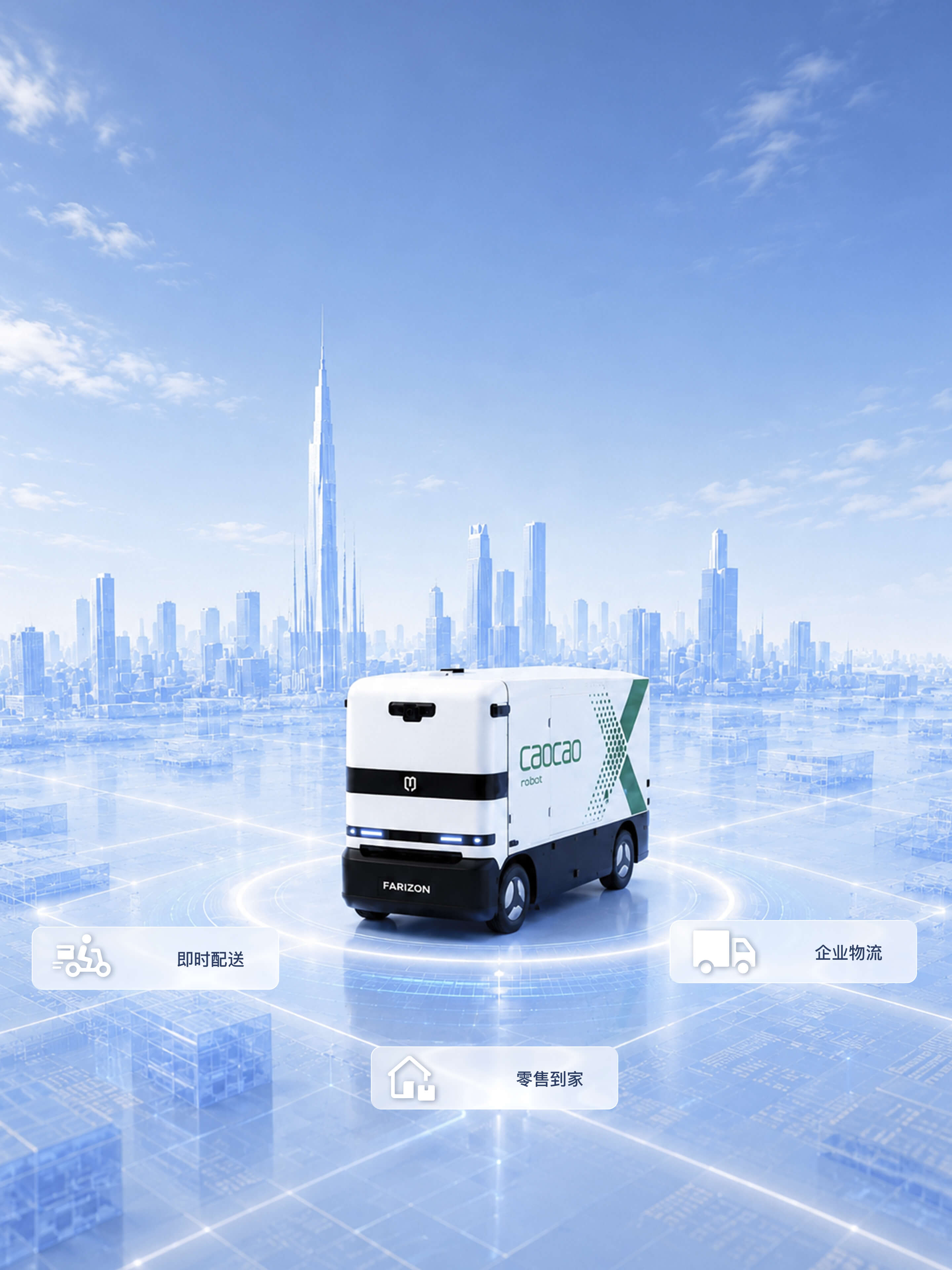 RoboVan 城市智能運行網絡示意圖